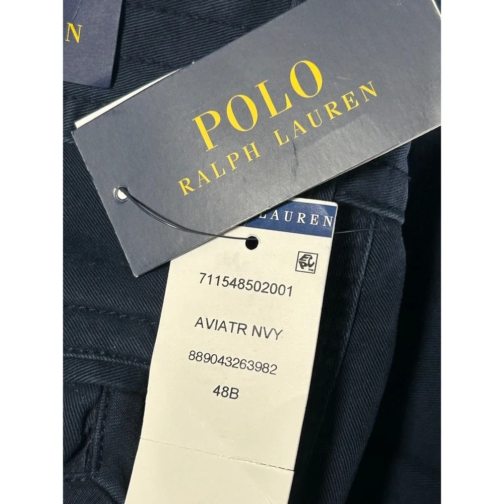 NEW Polo Ralph Lauren Mens Big & Tall Cargo Shorts 48 Aviator Navy - CJ